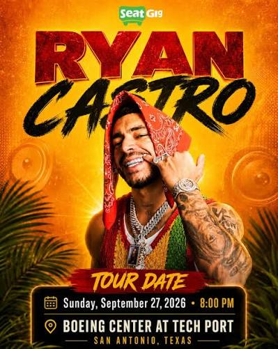 Ryan Castro 2026 live concert poster